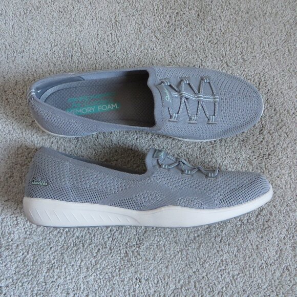 Skechers Womens Sneakers(Shoes) Size 10 Active Newbury St Starlight Stroll Gray - Picture 1 of 10